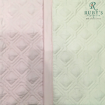 Quadro Blush Pink Quilted Bedspread